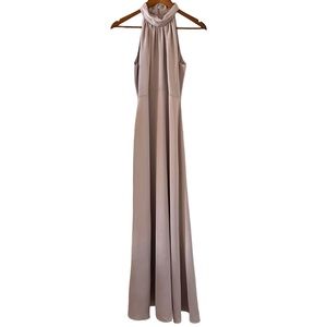 Sachin & Babi BHLDN NEW Esme Satin High Neck Charmeuse Maxi Dress Size 6